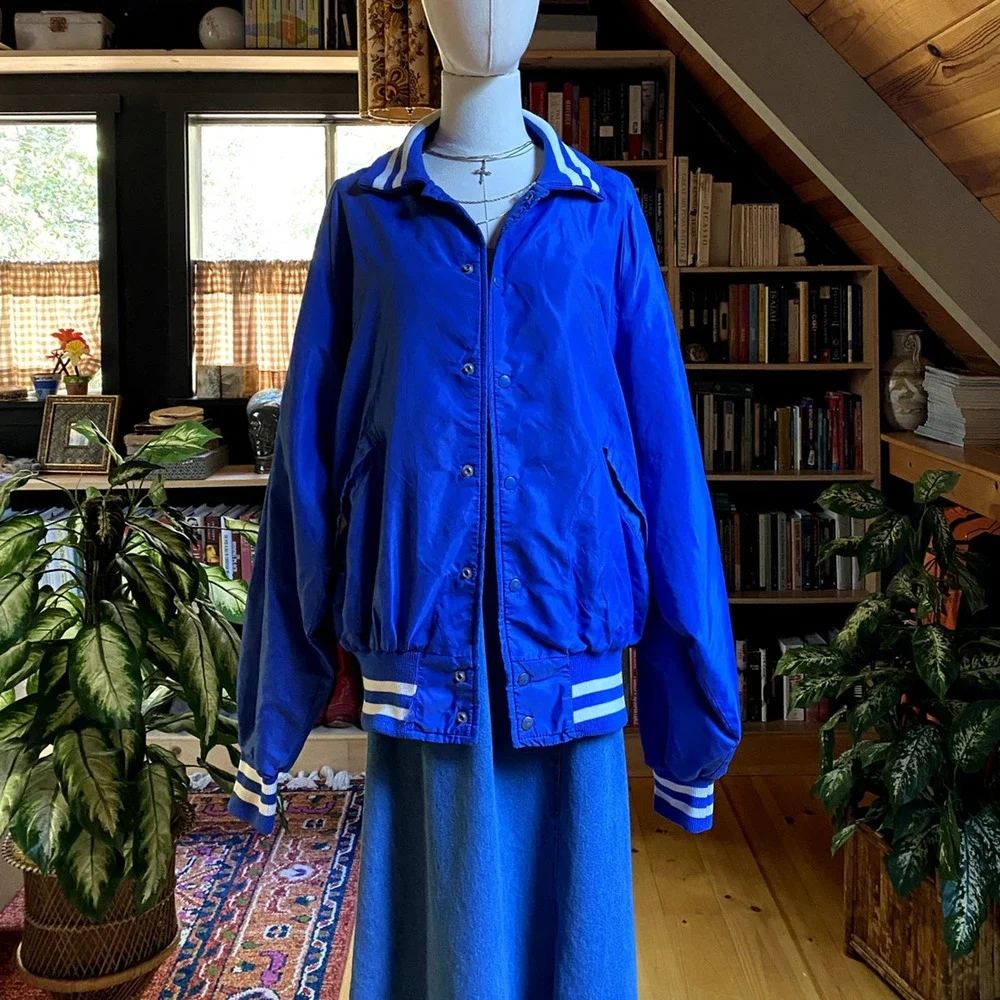 Vintage Bomber Jacket Blue
